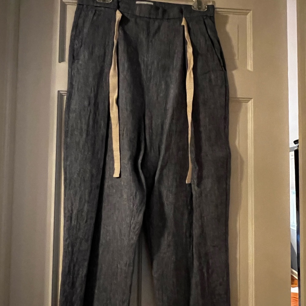 Max&Co. linen trousers, US size 6, worn once, 23” inseam
